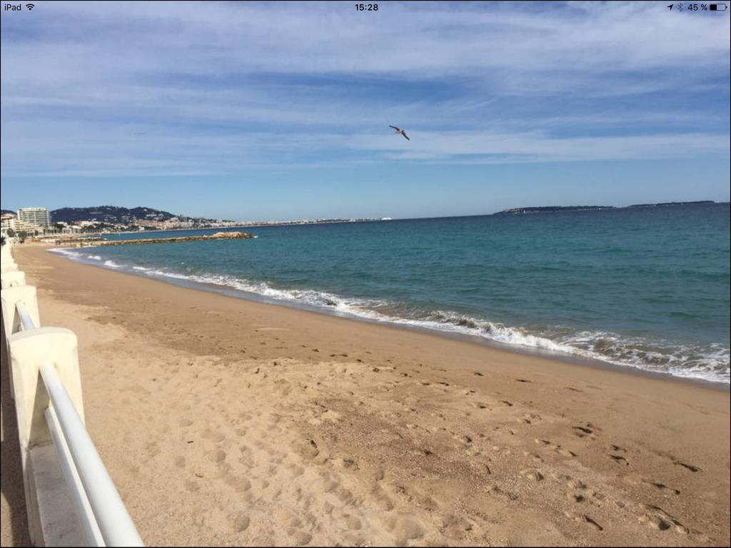 Appartement Vue Mer Cannes Azur Exterior foto